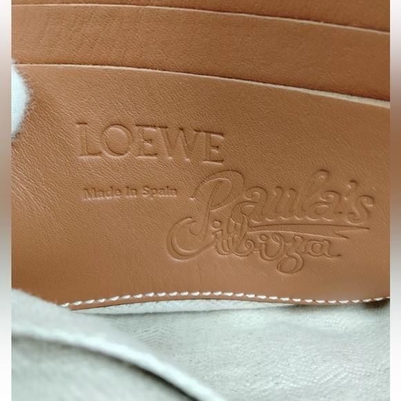 Loewe Paula’s Ibiza Rare floral shoulder cross body bag canvas & Leather - Picture 5 of 8